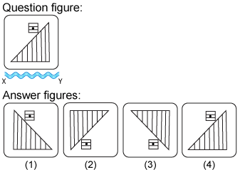 Non verbal reasoning, water images practice questions with detailed solutions, water images question and answers with explanations, Non-verbal series, water images tips and tricks, practice tests for competitive exams, Free water images practice questions